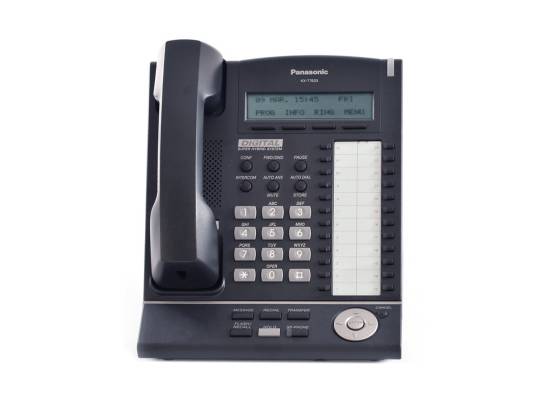 Panasonic KX-T7633-B 24 Button Digital Display Phone Charcoal - Refurbished Panasonic KX-T7633-B 24 Button Digital Display Phone Charcoal - Refurbished