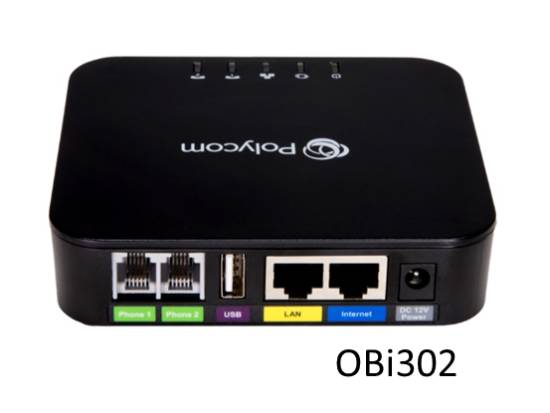Polycom OBi302 2-FXS ATA Universal VoIP Adapter Polycom OBi302 2-FXS ATA Universal VoIP Adapter