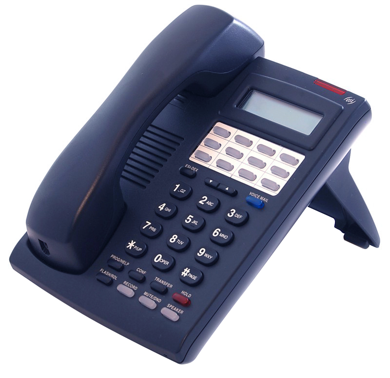 *NEW* ESI 24 KEY DFP BL 5000-0499 black office display phone 
