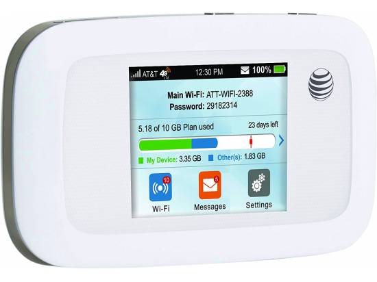 ZTE MF923 Velocity AT&T 4G LTE Mobile Wi-Fi Hotspot - Grade A