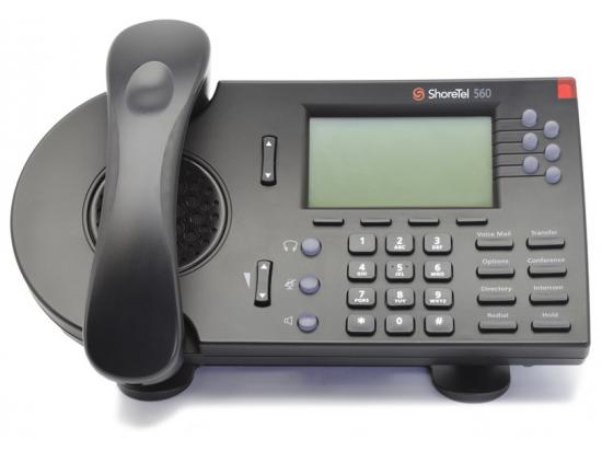 ShoreTel 560G Black IP Gigabit Phone Bulk 