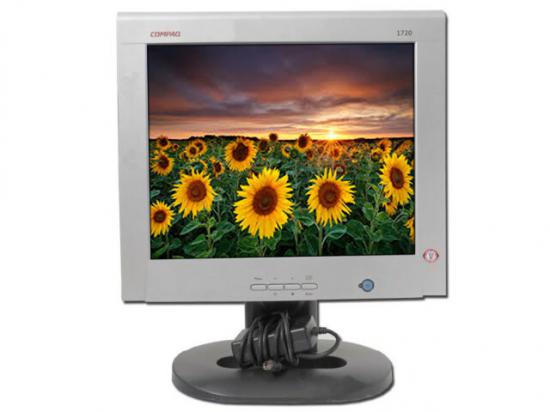Compaq 1720 17" Silver/Black LCD Monitor - Grade C - No Stand
