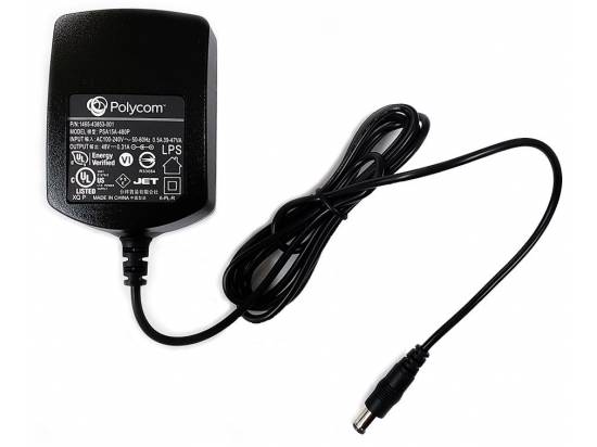 Polcom 2200-46175-001 VVX 300 400 48V 400mA Power Adapter - 5-Pack 