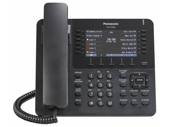 Panasonic KX-DT680-B Digital Color Display Speakerphone (Black) Panasonic KX-DT680-B Digital Color Display Speakerphone (Black)