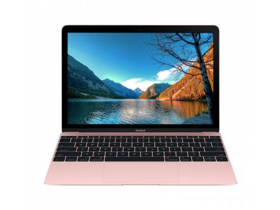 Apple MacBook Retina A1534 12" Laptop Intel Core (M-6Y30) 1.1GHz 8GB DDR3 256GB SSD - Rose Gold - Grade C