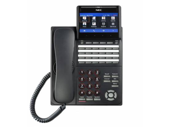 NEC DT930 ITK-24CG-1 24-Button Black Color Display IP Phone - Grade A