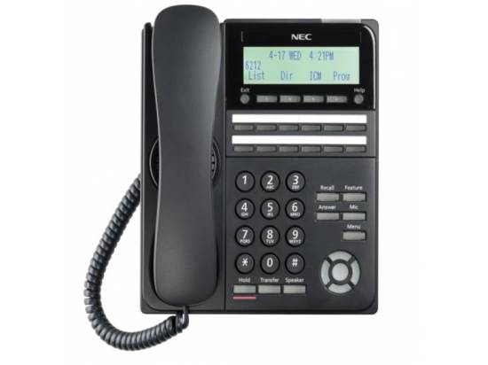 NEC DT920 ITK-12D-1 12-Button IP Phone - Black