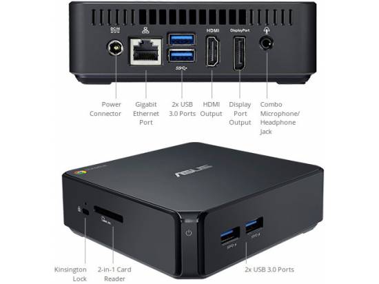 ASUS Chromebox CN60 Mini Computer i7-4600U - Windows 10 - Grade A ASUS Chromebox CN60 Mini Computer i7-4600U - Windows 10 - Grade A