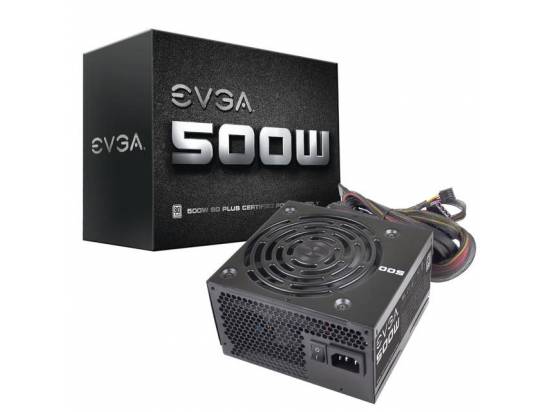 EVGA 500W 80 PLUS ATX12V Power Supply (100-W1-0500-KR)
