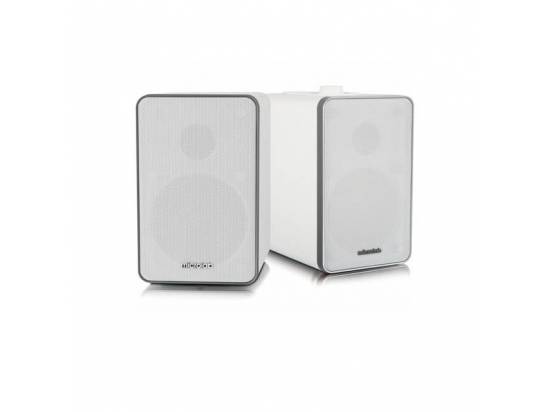 Microlab H21 Wireless Bluetooth Bookshelf Speaker System w/ Versatile Connectivity - White (H21WHITE)