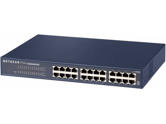 Netgear JFS524v2  24-Port 10/100 Unmanaged Switch - Grade A