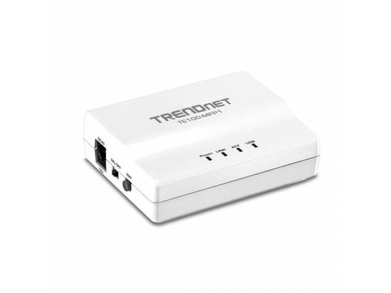 Trendnet TE100-MFP1 1 Port Multi Function USB Print Server 