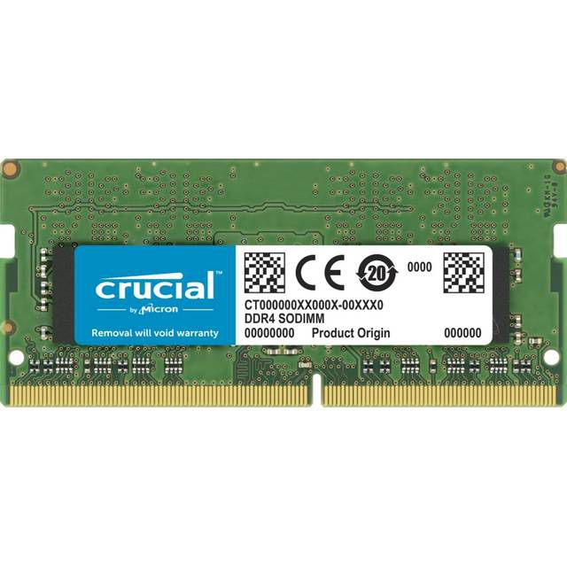 Crucial 32GB CL22 DDR4-3200 SODIMM (PC4-25600) Notebook Memory