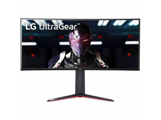 LG Electronics 34GN85B-B 34" Curved Ultra-Widescreen IPS Gaming Monitor - Black/Red