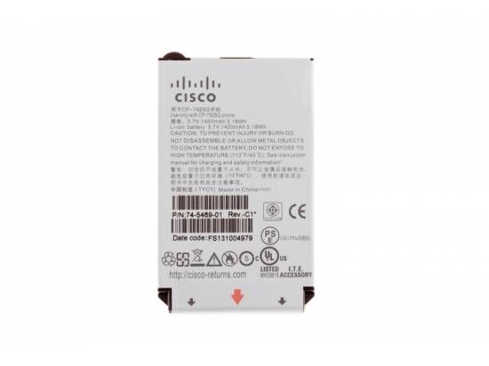 Cisco OEM CP-7925G 1500 mAh Extended Battery (CP-BATT-7925G-EXT)