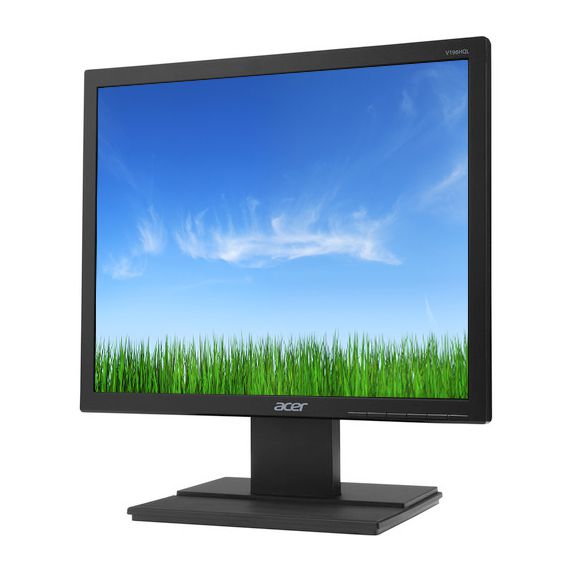 VGA Only Acer V196HQL 18.5" Widescreen LED LCD Monitor 1366 x 768 Grade B 