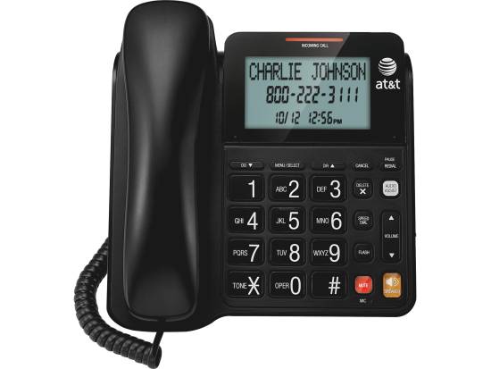 AT&T CL2940 Black Analog LCD Display Phone New AT&T CL2940 Black Analog LCD Display Phone New