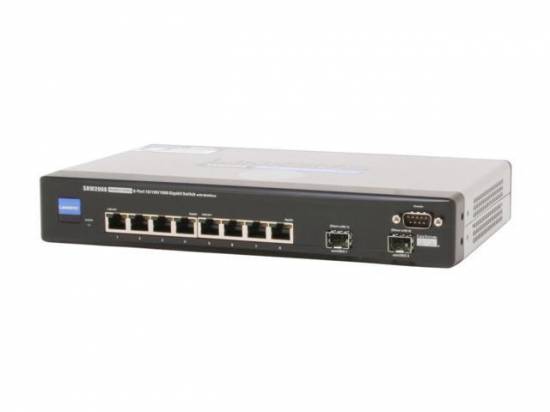 Linksys Cisco Small Business SRW2008P 8-Port Gigabit Switch - Grade A