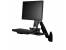 StarTech Wall Mounted Sit Stand Desk - For Single Monitor up to 24in