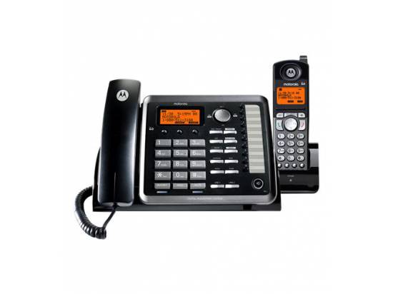 Motorola ML25255 2-Line Desk Phone Bundle w/DECT Cordless Handset