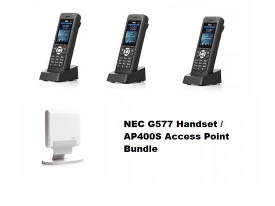 NEC SL2100 G577 Handset & AP400S Access Point Bundle - New