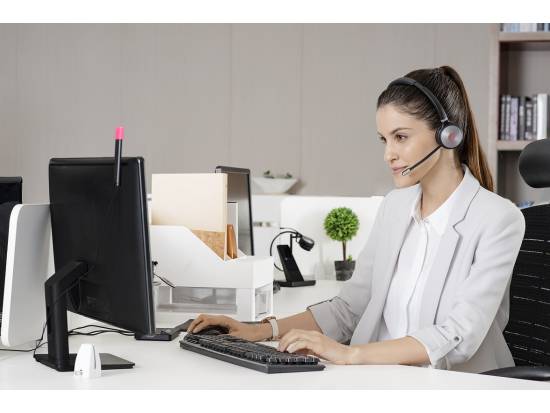 Yealink WH62 Microsoft Teams Wireless DECT Mono Headset w/ Base Yealink WH62 Microsoft Teams Wireless DECT Mono Headset w/ Base