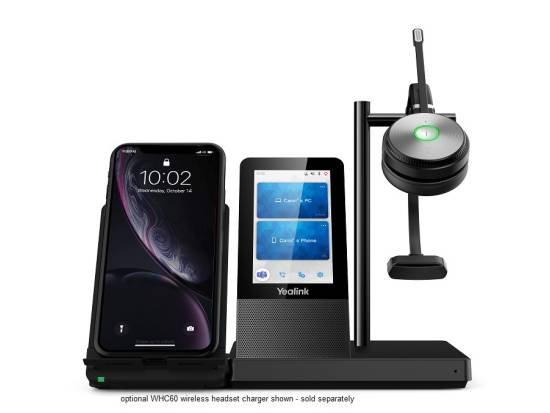 Yealink WH66 UC Mono DECT Wireless Headset Workstation Yealink WH66 UC Mono DECT Wireless Headset Workstation