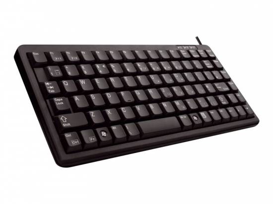 Cherry 11" UltraSlim 86-Key USB POS Mechanical Keyboard - Black
