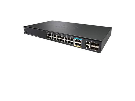 Cisco SMB 10Gigabit SFP+ POE+ 24-Port Ethernet Managed Rackmount Switch