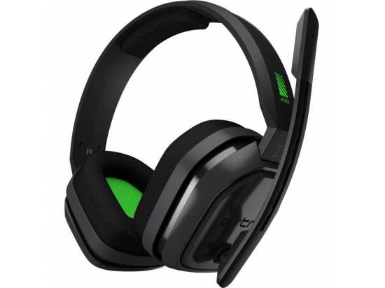 Logitech ASTRO Gaming A10 3.5mm Wired Gaming Headset - Grey/Green