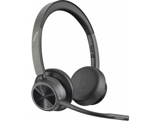 Plantronics Poly Voyager 4320-M Wireless Bluetooth UC Stereo Teams Headset - USB-C