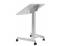 Ergotech Movel Mobile Sit Stand Workstation Desk - White 