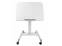 Ergotech Movel Mobile Sit Stand Workstation Desk - White 