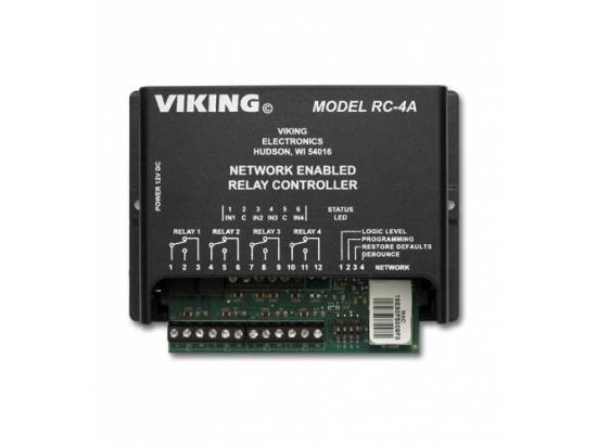 Viking Electronics RC-4A Network Enabled 4 Relay Controller