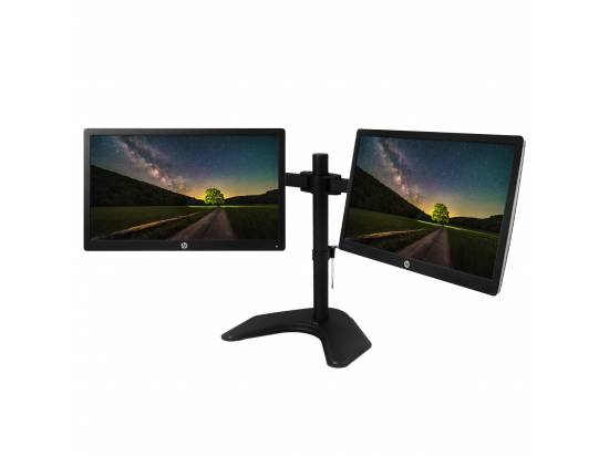 HP EliteDisplay E202 20" Widescreen Dual LCD Monitor Setup - Grade A