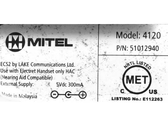 Inter-Tel Encore CX 2000/Mitel 3000 16 Button Black Backlit Display Phone (618.5120, 52002371) Inter-Tel Encore CX 2000/Mitel 3000 16 Button Black Backlit Display Phone (618.5120, 52002371)