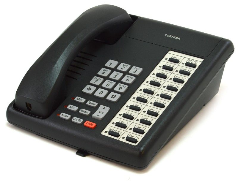 Toshiba Strata DKT3220-S 20-Button Charcoal Speakerphone
