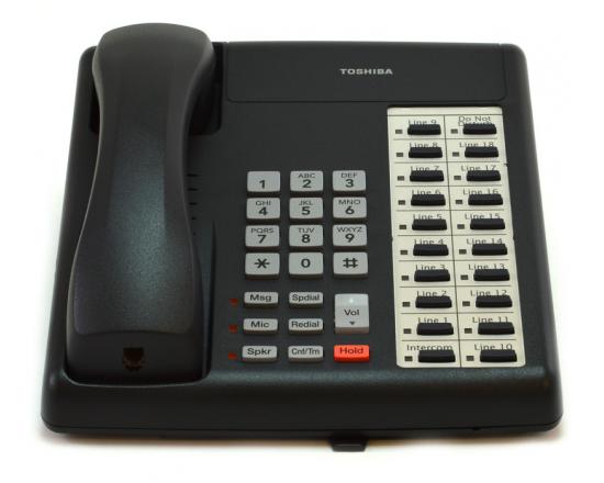Toshiba Strata DKT3220-S 20-Button Charcoal Speakerphone Toshiba Strata DKT3220-S 20-Button Charcoal Speakerphone