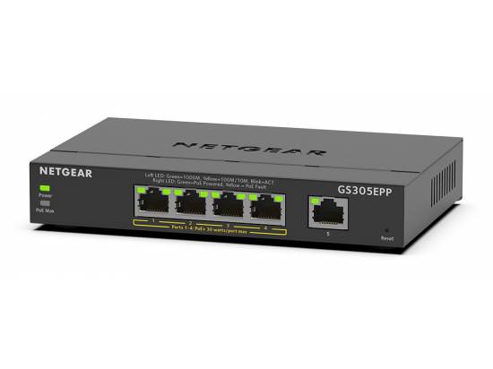 Netgear 300 GS305PP 5-Port Unmanaqed PoE Plus Switch