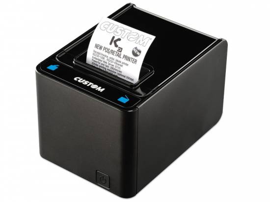 Custom America Custom K3 Serial USB Ethernet Monochrome Thermal Receipt Printer
