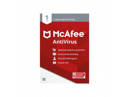 Mcafee Antivirus for 1 PC