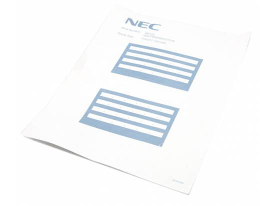 NEC Univerge DTZ / ITZ 12 & 24 Button Paper Designation