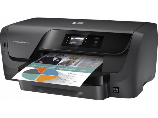 HP OfficeJet Pro 8210 USB Ethernet WiFi Color Inkjet Printer - Refurbished