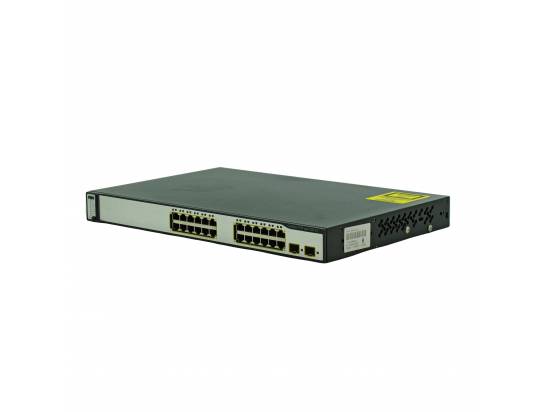 Cisco Catalyst WS-C3750G-24PS-S 24-Port Managed L3 Switch - Refurbished
