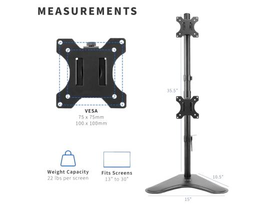 VIVO Dual Monitor Desk Stand VIVO Dual Monitor Desk Stand