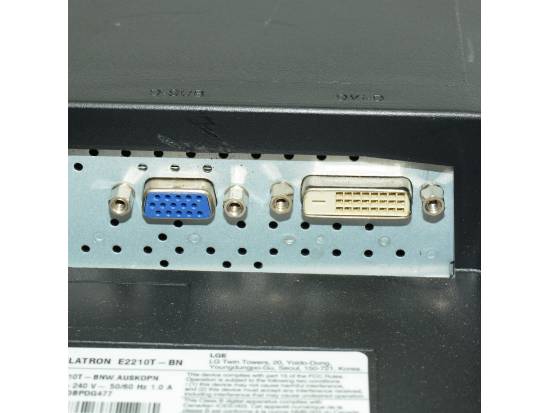 LG Flatron E2210T-BN 22" LED LCD Monitor - Grade A LG Flatron E2210T-BN 22" LED LCD Monitor - Grade A