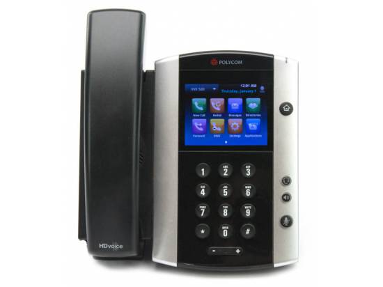 Polycom VVX 500 IP Touchscreen business Phone 2201-44500-001 vvx500 No Ac 