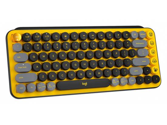 Logitech POP Keys Wireless Mechanical Keyboard with Emoji Keys - Blast