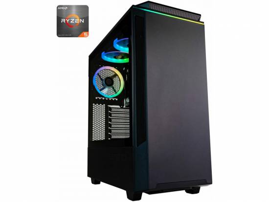 Periphio Reaper Gaming Desktop Computer  Ryzen 5 5600G - Windows 10 Home