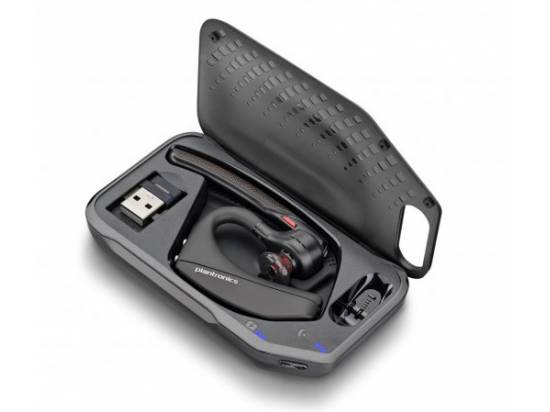Plantronics Poly Voyager 5200 UC B5200 USB-A Bluetooth Headset with Charging Case